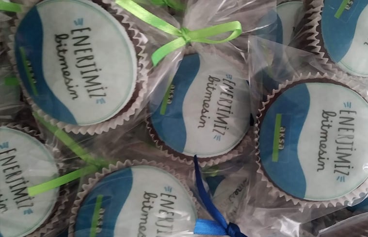 Baskılı Cupcake, Logolu Cupcake, Baskılı kapkek, Logolu kapkek