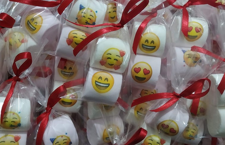 Baskılı Marşmelov, logolu marşmelov, baskılı marshmallow, logolu marshmallow