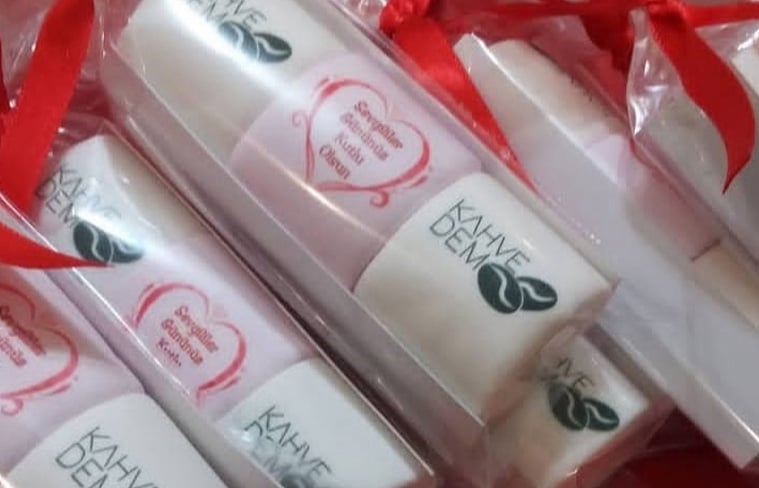 Baskılı Marşmelov, logolu marşmelov, baskılı marshmallow, logolu marshmallow